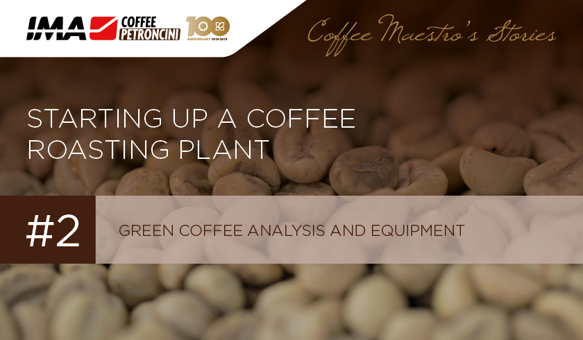 Green coffee analysis and equipment