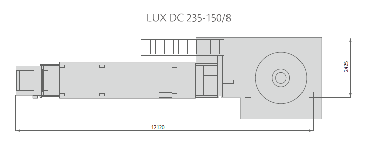 LUX DC 235-150/8 Layout