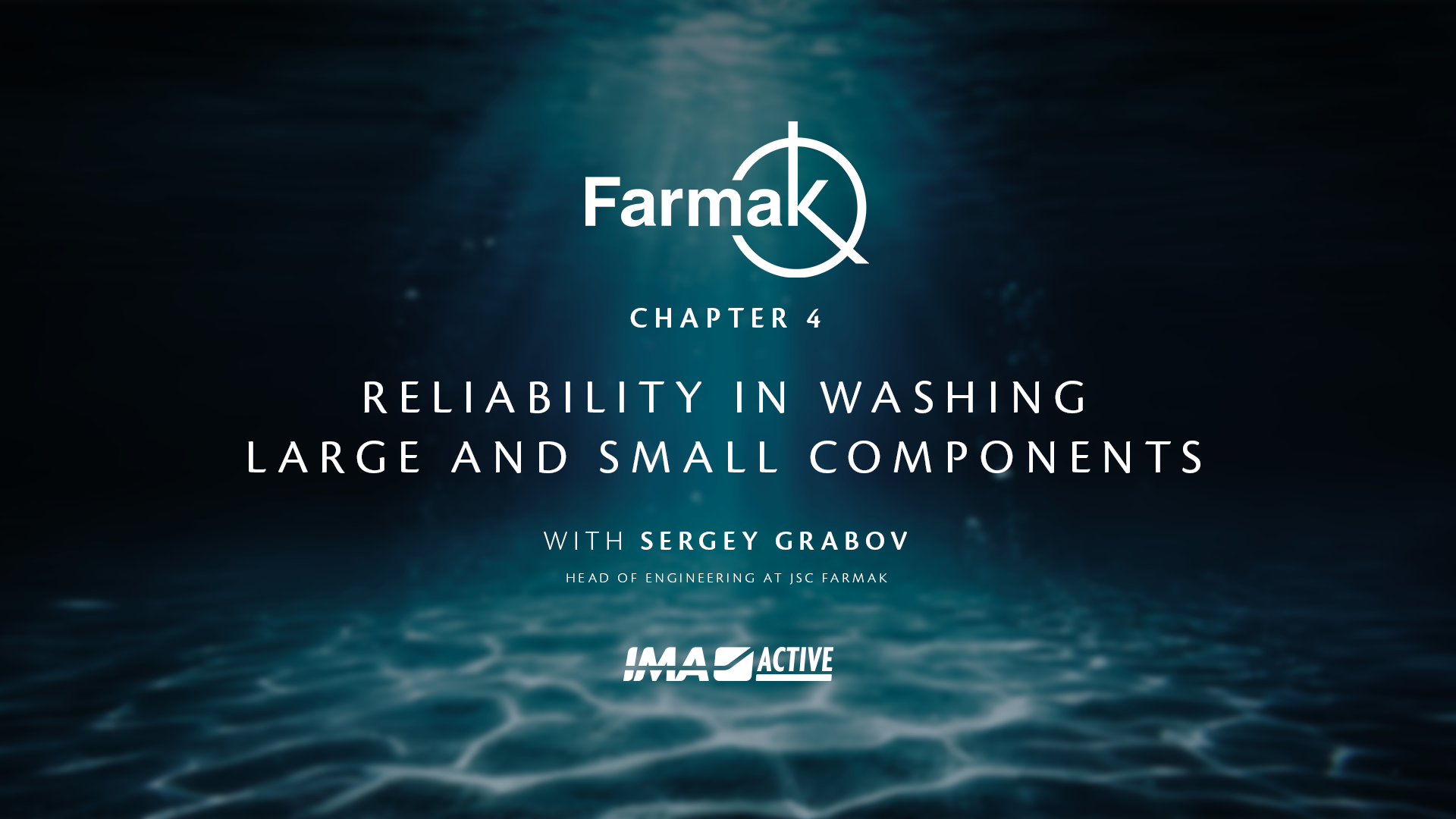 Chapter 4 | Reliability in washing large and small components